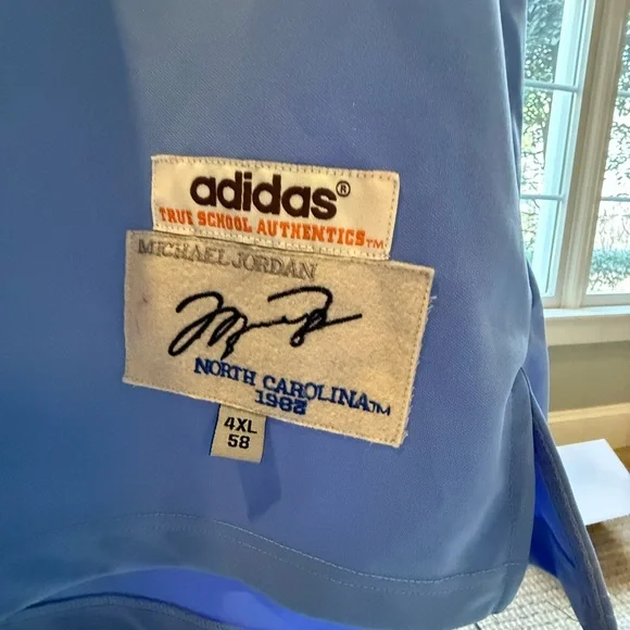 NWT Adidas/True School Authentic UNC 23 Michael Jordan Jersey MSRP $300 - Picture 12 of 13